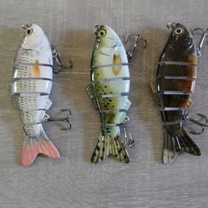 3 fishing lures 10cm 18g
